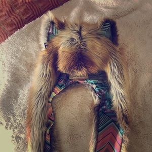 Collectors Edition ~ Red Fox Faux Fur Spirithood